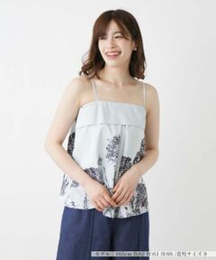 Leilian / レリアン キャミソール・チューブトップ | フラワープリントキャミソール