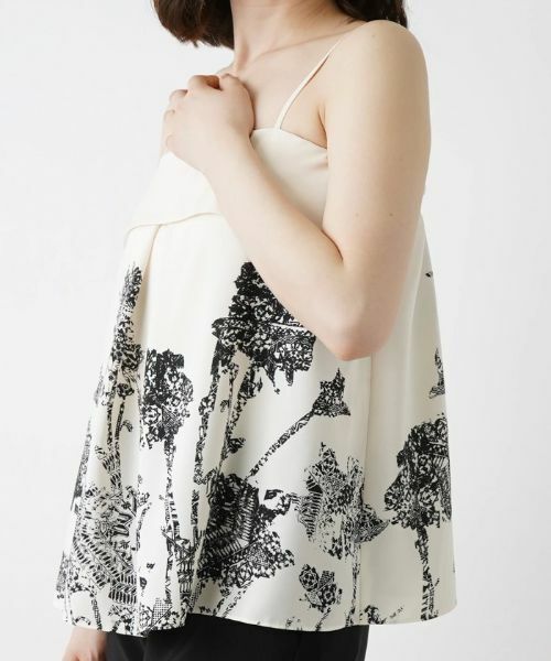 Leilian / レリアン キャミソール・チューブトップ | フラワープリントキャミソール | 詳細11