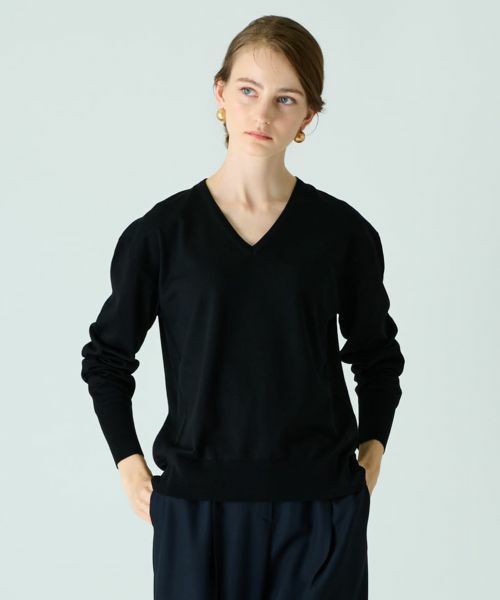 Leilian / レリアン ニット・セーター | Vネックニットプルオーバー | 詳細1