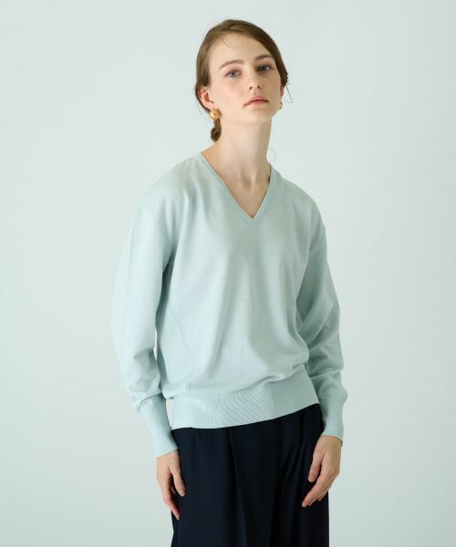 Leilian / レリアン ニット・セーター | Vネックニットプルオーバー | 詳細3