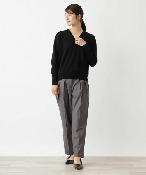 Leilian / レリアン ニット・セーター | Vネックニットプルオーバー | 詳細6