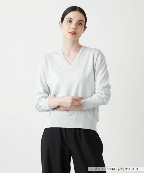 Leilian / レリアン ニット・セーター | Vネックニットプルオーバー | 詳細9