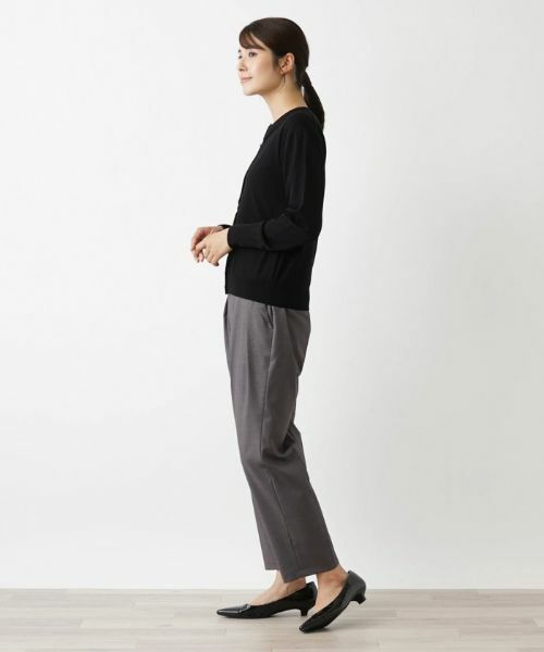 Leilian / レリアン カーディガン・ボレロ | クルーネックニットカーディガン | 詳細11