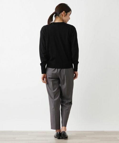 Leilian / レリアン カーディガン・ボレロ | クルーネックニットカーディガン | 詳細12