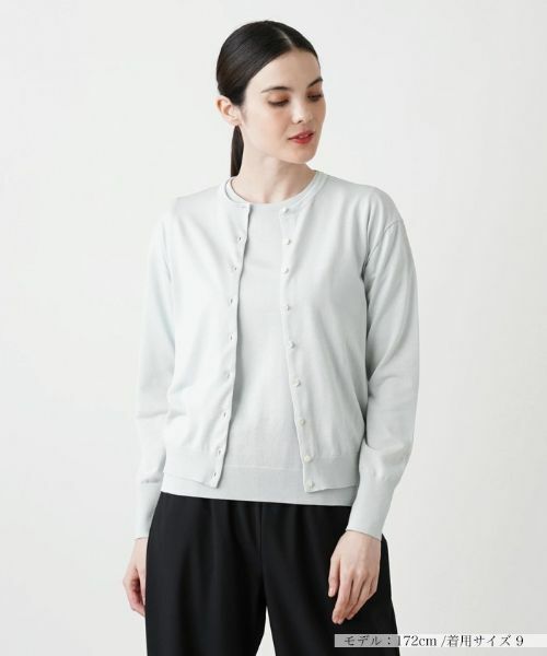 Leilian / レリアン カーディガン・ボレロ | クルーネックニットカーディガン | 詳細13