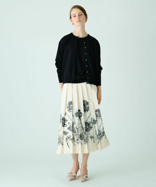 Leilian / レリアン カーディガン・ボレロ | クルーネックニットカーディガン | 詳細3