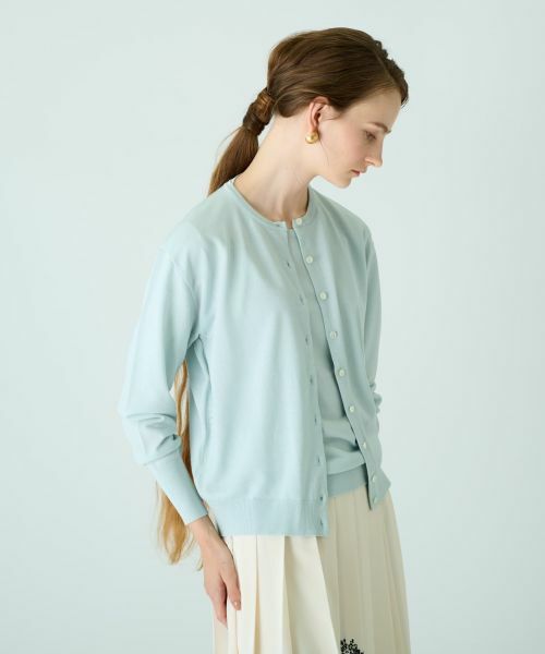 Leilian / レリアン カーディガン・ボレロ | クルーネックニットカーディガン | 詳細6