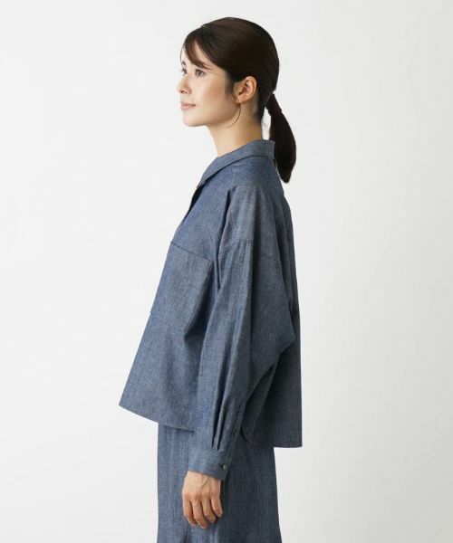 Leilian / レリアン シャツ・ブラウス | 【セットアップ対応商品】ラウンドカットブラウス【Leilian WHITE LABEL】 | 詳細5