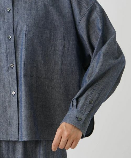 Leilian / レリアン シャツ・ブラウス | 【セットアップ対応商品】ラウンドカットブラウス【Leilian WHITE LABEL】 | 詳細9