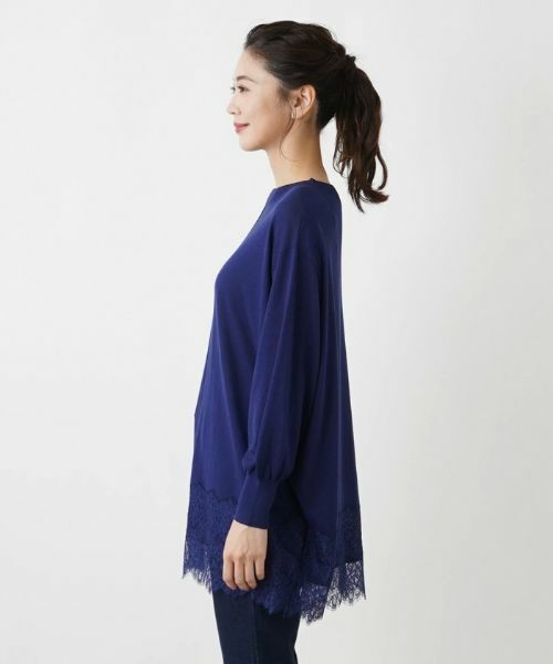 Leilian / レリアン ニット・セーター | チュニック丈ニットプルオーバー【Leilian WHITE LABEL】 | 詳細11