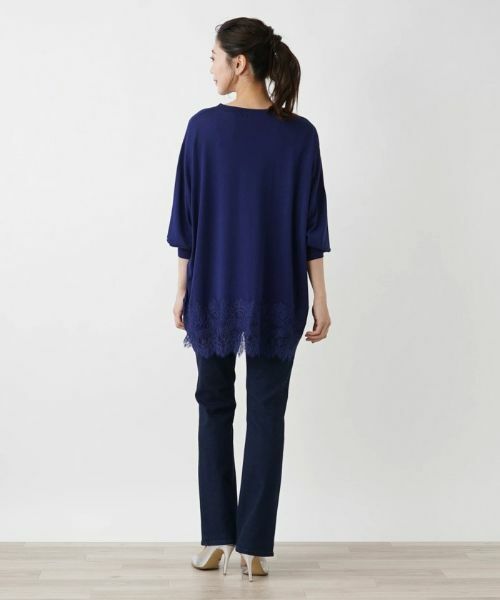 Leilian / レリアン ニット・セーター | チュニック丈ニットプルオーバー【Leilian WHITE LABEL】 | 詳細9