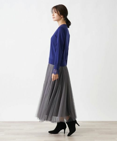 Leilian / レリアン ニット・セーター | シルクミックスニット【Leilian WHITE LABEL】 | 詳細10