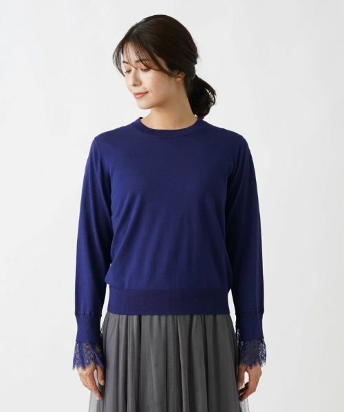 Leilian / レリアン ニット・セーター | シルクミックスニット【Leilian WHITE LABEL】 | 詳細12