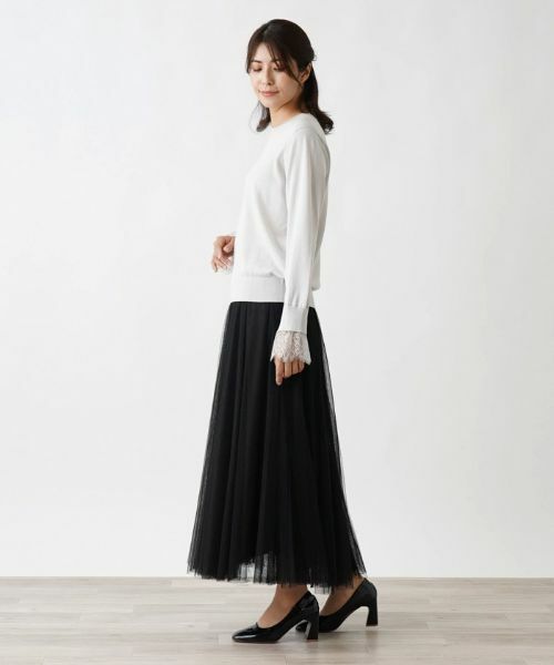 Leilian / レリアン ニット・セーター | シルクミックスニット【Leilian WHITE LABEL】 | 詳細2