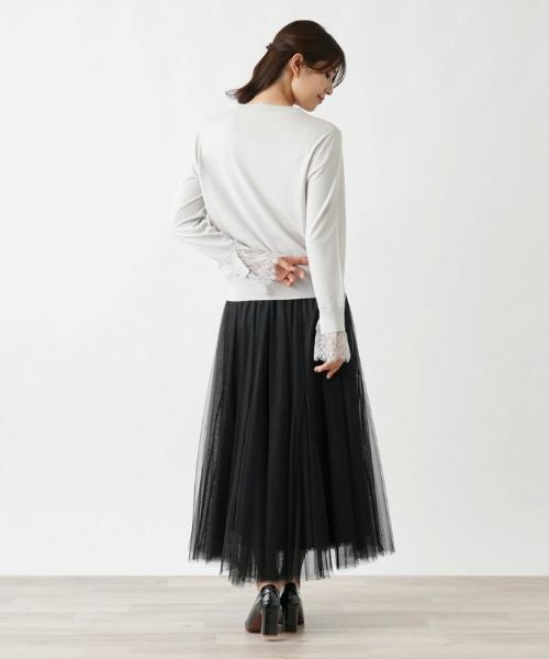 Leilian / レリアン ニット・セーター | シルクミックスニット【Leilian WHITE LABEL】 | 詳細3