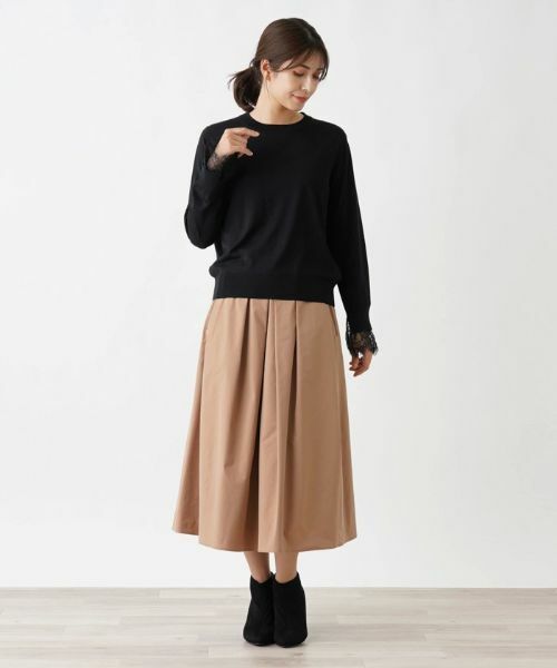 Leilian / レリアン ニット・セーター | シルクミックスニット【Leilian WHITE LABEL】 | 詳細5