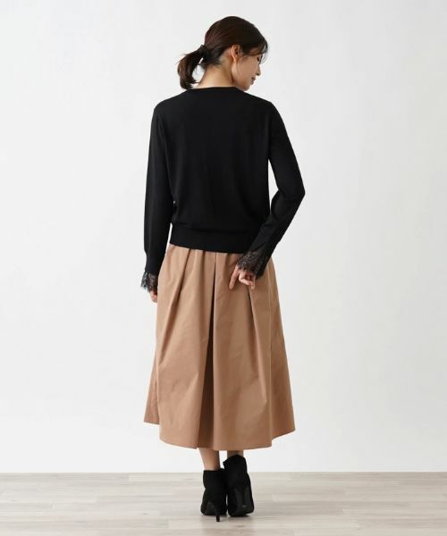 Leilian / レリアン ニット・セーター | シルクミックスニット【Leilian WHITE LABEL】 | 詳細7