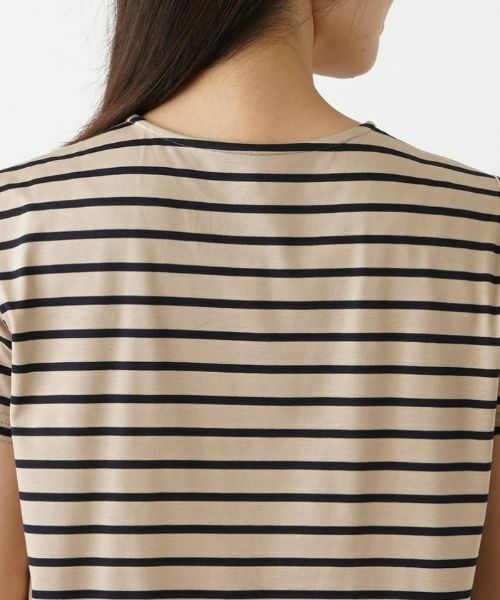 Leilian / レリアン カットソー | 半袖ストライプカットソー【Leilian WHITE LABEL】 | 詳細11