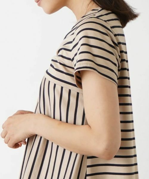 Leilian / レリアン カットソー | 半袖ストライプカットソー【Leilian WHITE LABEL】 | 詳細13