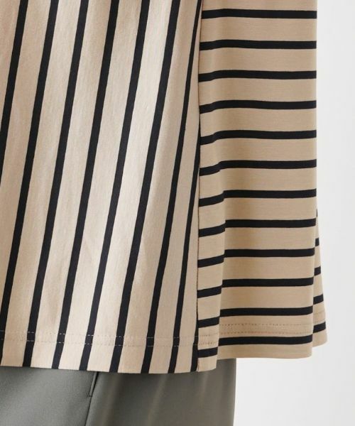Leilian / レリアン カットソー | 半袖ストライプカットソー【Leilian WHITE LABEL】 | 詳細14