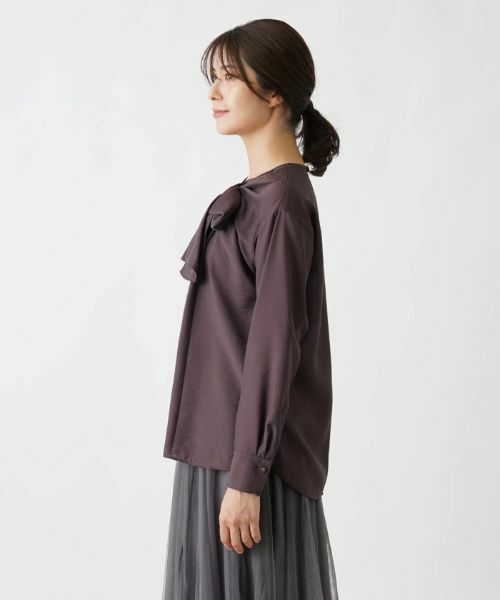 Leilian / レリアン シャツ・ブラウス | リボンデザインブラウス | 詳細11