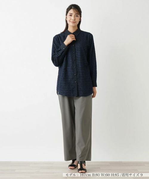 Leilian / レリアン シャツ・ブラウス | ジャカードブラウス | 詳細10