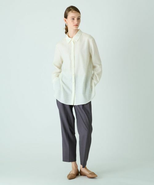 Leilian / レリアン シャツ・ブラウス | ジャカードブラウス | 詳細5
