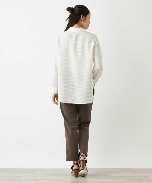 Leilian / レリアン シャツ・ブラウス | ジャカードブラウス | 詳細9