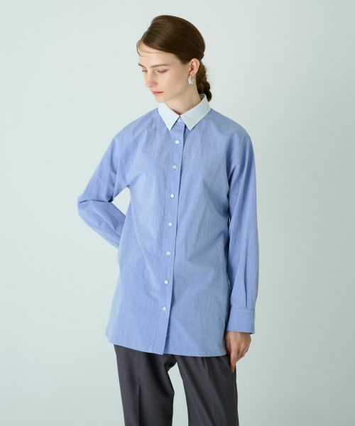 Leilian / レリアン シャツ・ブラウス | 2WAY長袖ブラウス | 詳細1