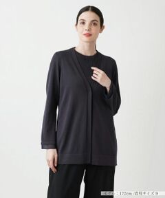 Leilian / レリアン カーディガン・ボレロ | 洗えるワンボタンカーディガン
