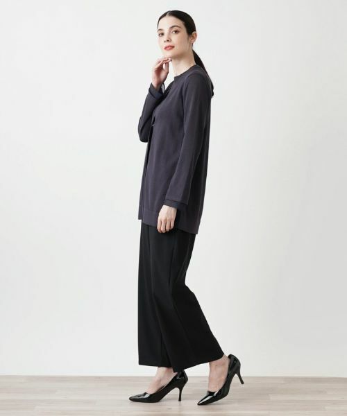 Leilian / レリアン カーディガン・ボレロ | 洗えるワンボタンカーディガン | 詳細5