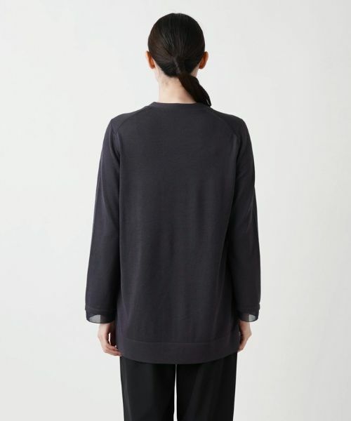 Leilian / レリアン カーディガン・ボレロ | 洗えるワンボタンカーディガン | 詳細9