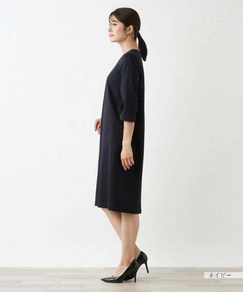 Leilian / レリアン ドレス | 【セレモニー】洗えるパール付きワンピース【Leilian WHITE LABEL】 | 詳細2