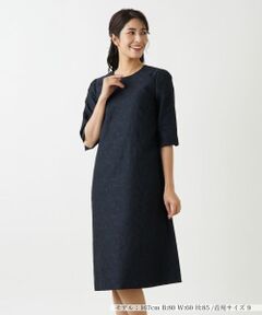 レリアン Leilian★１枚で活躍♪青系花柄ロングワンピース ワンピース|レリアン | レリアン公式オンラインストア