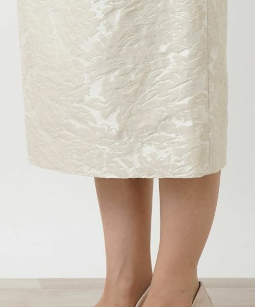 Leilian / レリアン ミニ・ひざ丈スカート | フラワーレースタイトスカート | 詳細12