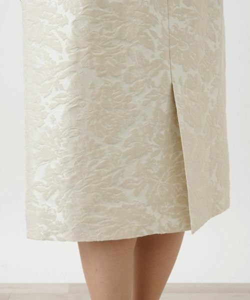 Leilian / レリアン ミニ・ひざ丈スカート | フラワーレースタイトスカート | 詳細13