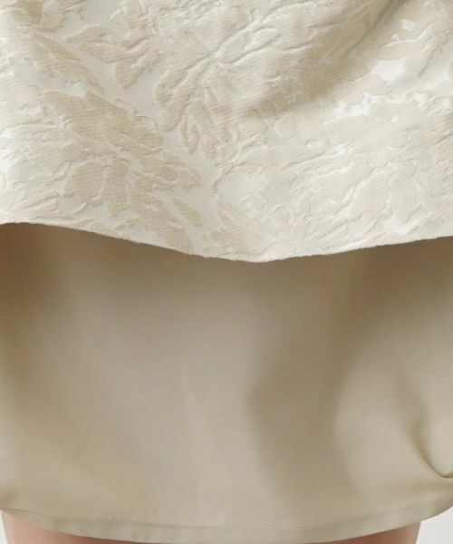 Leilian / レリアン ミニ・ひざ丈スカート | フラワーレースタイトスカート | 詳細14