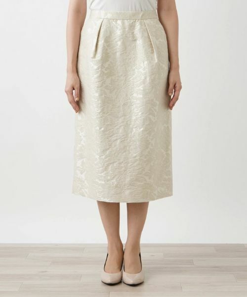 Leilian / レリアン ミニ・ひざ丈スカート | フラワーレースタイトスカート | 詳細7