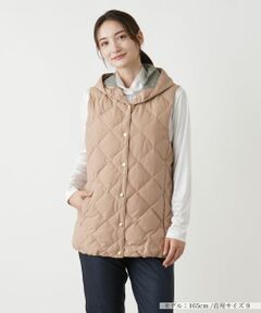 Leilian / レリアン テーラードジャケット | フーデッドダウンベスト【LIMONTA EAST×TAION】