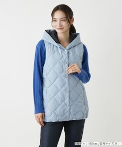 Leilian / レリアン テーラードジャケット | フーデッドダウンベスト【LIMONTA EAST×TAION】