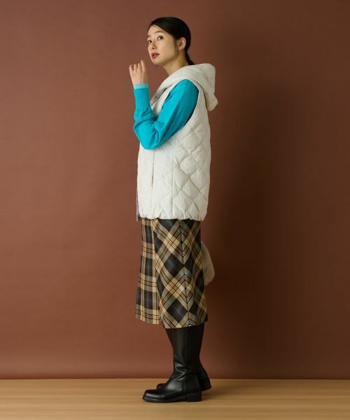 Leilian / レリアン テーラードジャケット | フーデッドダウンベスト【LIMONTA EAST×TAION】 | 詳細16
