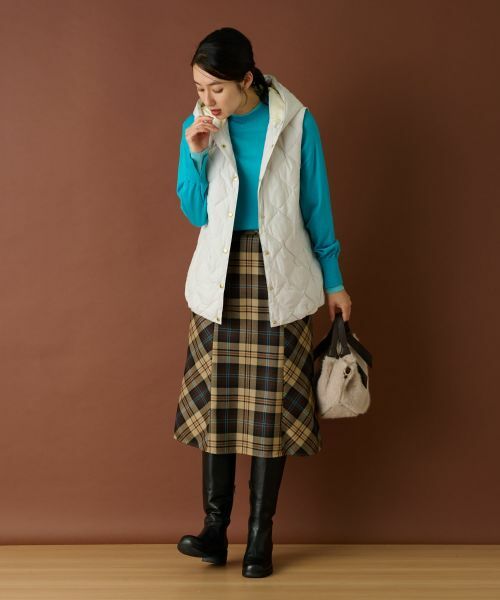 Leilian / レリアン テーラードジャケット | フーデッドダウンベスト【LIMONTA EAST×TAION】 | 詳細21