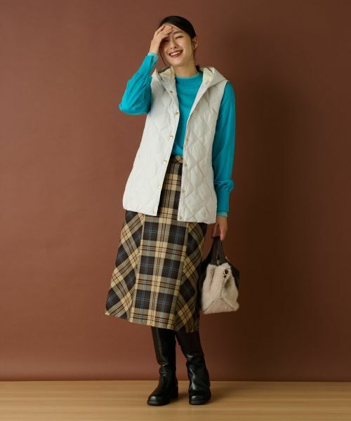 Leilian / レリアン テーラードジャケット | フーデッドダウンベスト【LIMONTA EAST×TAION】 | 詳細22