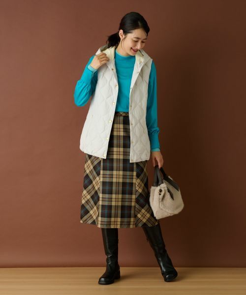 Leilian / レリアン テーラードジャケット | フーデッドダウンベスト【LIMONTA EAST×TAION】 | 詳細23