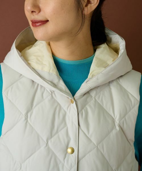 Leilian / レリアン テーラードジャケット | フーデッドダウンベスト【LIMONTA EAST×TAION】 | 詳細7