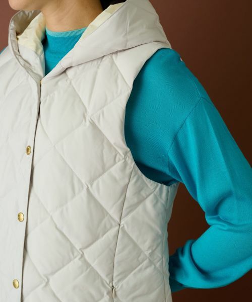 Leilian / レリアン テーラードジャケット | フーデッドダウンベスト【LIMONTA EAST×TAION】 | 詳細9