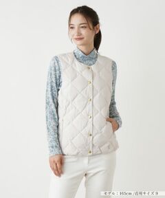 Leilian / レリアン テーラードジャケット | ダウンベスト【LIMONTA EAST×TAION】