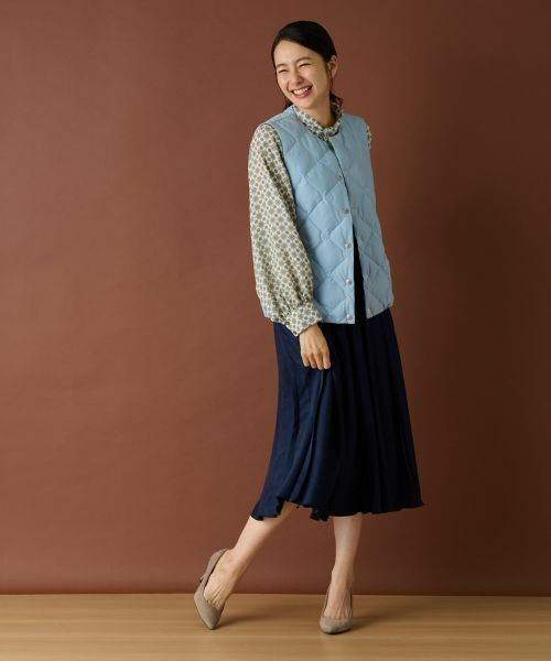 Leilian / レリアン テーラードジャケット | ダウンベスト【LIMONTA EAST×TAION】 | 詳細15