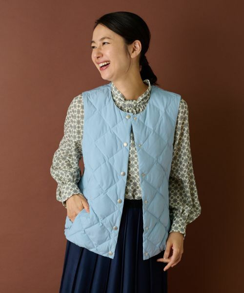 Leilian / レリアン テーラードジャケット | ダウンベスト【LIMONTA EAST×TAION】 | 詳細2