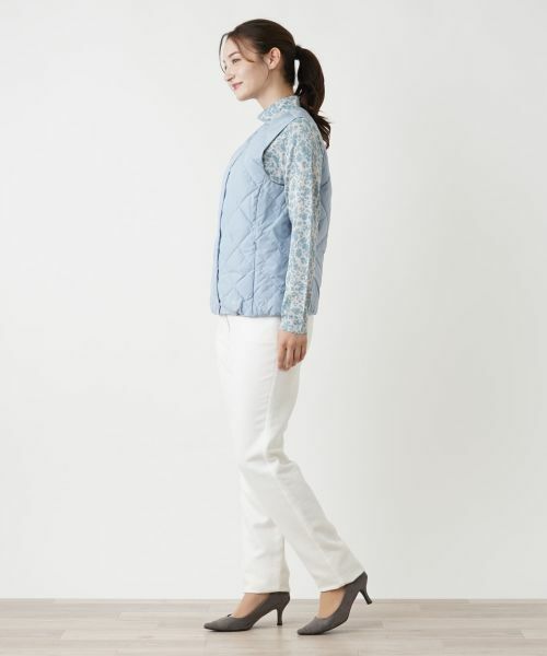 Leilian / レリアン テーラードジャケット | ダウンベスト【LIMONTA EAST×TAION】 | 詳細20